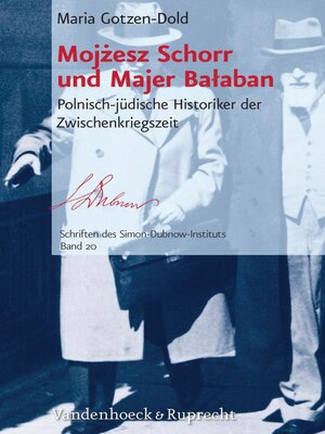 cover image of Mojżesz Schorr und Majer Bałaban